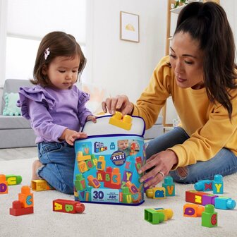Mega Bloks ABC Blokken 30 Stuks