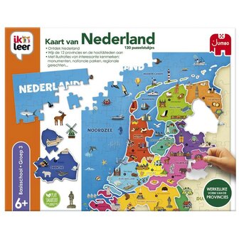 Jumbo Ik Leer Kaart van Nederland