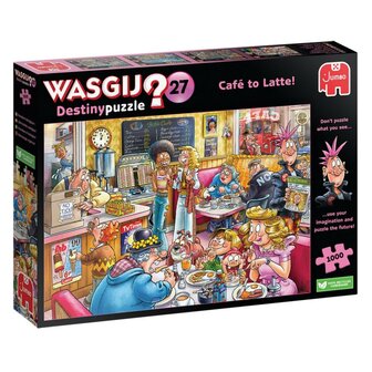 Jumbo Puzzel Wasgij Destiny 27 Caf&eacute; to Latte! 1000 Stukjes