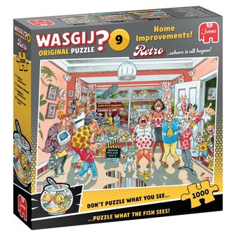 Jumbo Wasgij Puzzel Retro Klein Verbouwinkje 1000 Stukjes