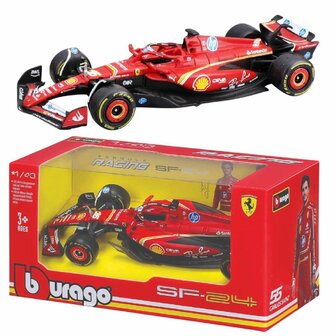 Bburago Ferrari SF-24 Leclerc 1:43