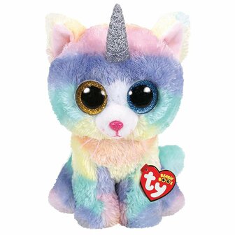 TY Beanie Boo&#039;s Knuffel Kat Heather 24 cm