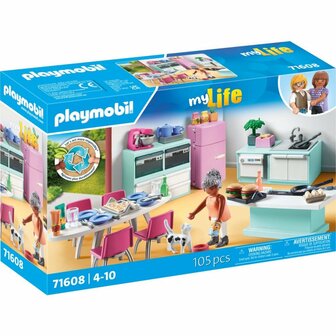 Playmobil 71608 My Life Keuken met Eethoek