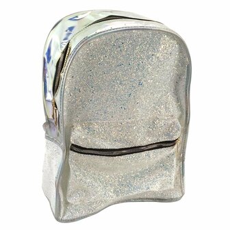 Glitter Rugzak Holografisch/Zilver
