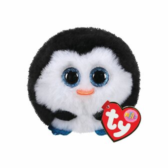TY Puffies Pingu&iuml;n Knuffel Waddles 8 cm