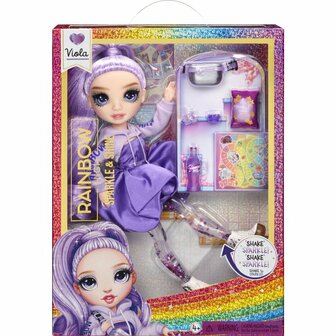 Rainbow High Sparkle &amp; Shine Fashion Viola