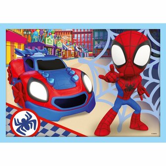 Trefl Spidey and Friends 4in1 Puzzel 12-24 Stukjes