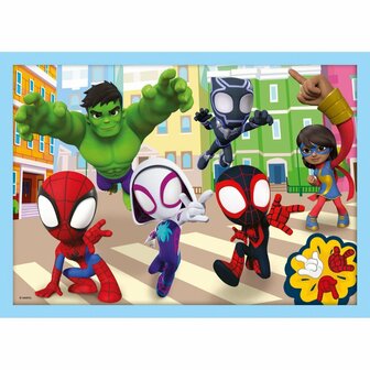 Trefl Spidey and Friends 4in1 Puzzel 12-24 Stukjes