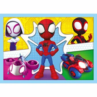 Trefl Spidey and Friends 4in1 Puzzel 12-24 Stukjes