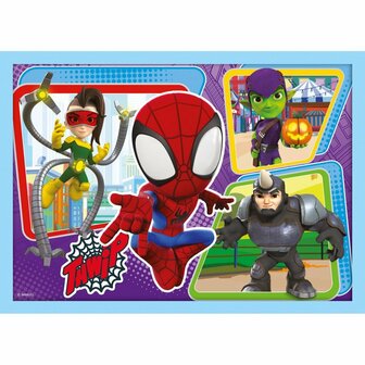 Trefl Spidey and Friends 4in1 Puzzel 12-24 Stukjes