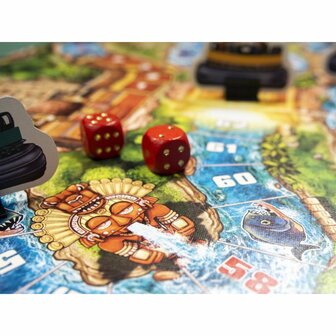 Jumbo Efteling Ganzenbord Pira&ntilde;a Wildwaterspel