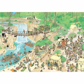 Jumbo Jan Van Hasteren Puzzel De Jungletocht 1000 Stukjes + Poster