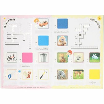 Kruiswoordpuzzelboek Kinderen 6-10 Jaar