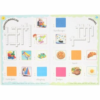 Kruiswoordpuzzelboek Kinderen 6-10 Jaar