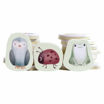 Little Dutch Friends &amp; Fairy Garden Bad Foam Figuren 16 Stuks