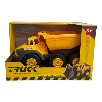 Summertime Kiepwagen 25 cm Geel/Zwart