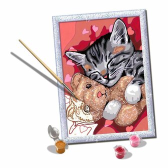 Ravensburger CreArt Schilderen op Nummer Vredige Poes