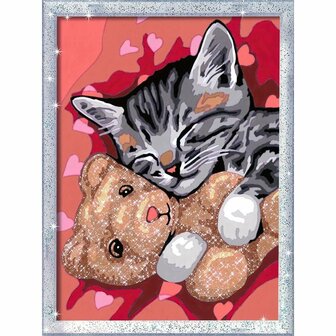 Ravensburger CreArt Schilderen op Nummer Vredige Poes