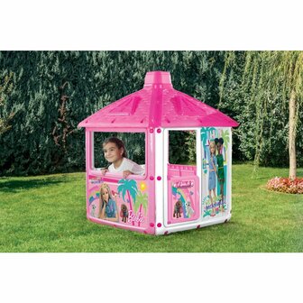 Barbie City Speelhuis 132x104x104 cm Roze/Wit