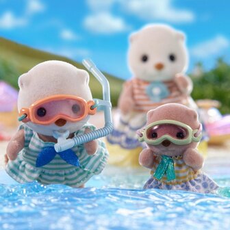 Sylvanian Families 5804 Zeeotter Splashy Snorkel Set