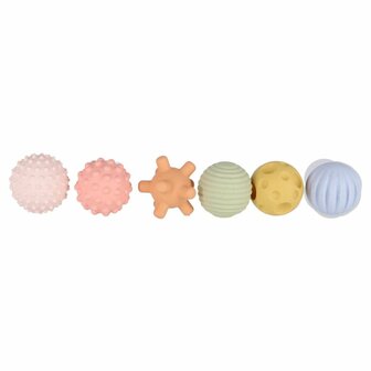 Jipy Bioplastic Speel- en Leer Ballen 6 Stuks