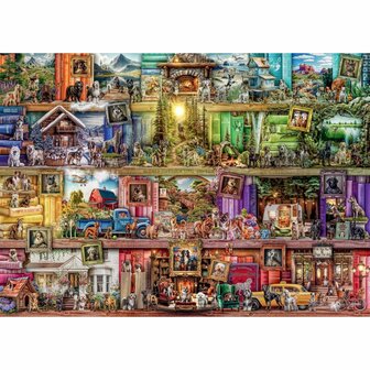 Ravensburger Puzzel The Library of Dogs 1000 Stukjes