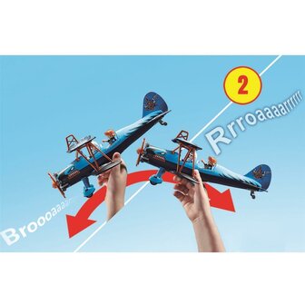 Playmobil 70831 Air Stuntshow Dubbeldekker