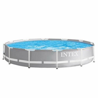 Intex 26710NP Prism Frame Zwembad 366x76 cm Grijs