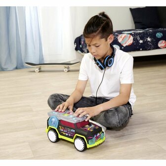 Dickie Toys Beat Hero DJ Auto + Licht en Geluid