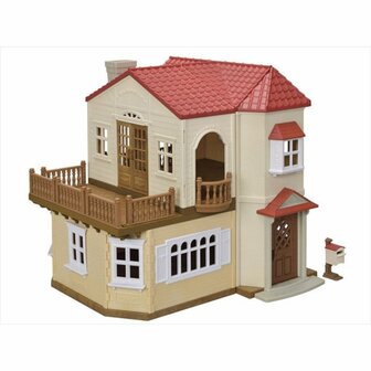 Sylvanian Families 5708 Groot Poppenhuis met Geheime Speelkamer + Licht