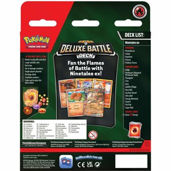 Pok&eacute;mon Deluxe Ex Battle Decks Ninetales &amp; Zapdos