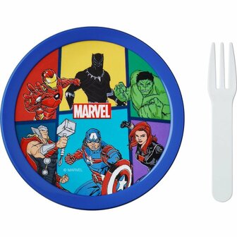Mepal Campus Fruitbox Avengers 300 ml Blauw/Rood