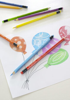 Faber Castell FC-116625 Kleurpotloden Faber-Castell Etui 24 Stuks Uitwisbaar