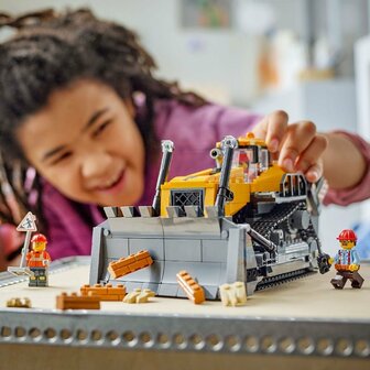 Lego City 60466 Big Vehicles Gele Bulldozer