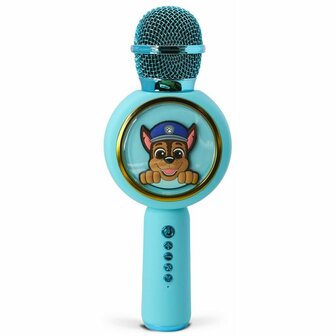 Paw Patrol Karaoke Microfoon Chase met Bluetooth + Licht Blauw