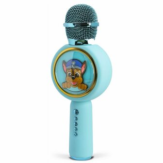 Paw Patrol Karaoke Microfoon Chase met Bluetooth + Licht Blauw