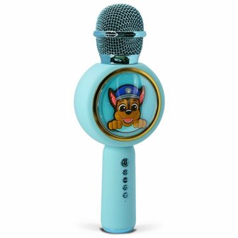 Paw Patrol Karaoke Microfoon Chase met Bluetooth + Licht Blauw