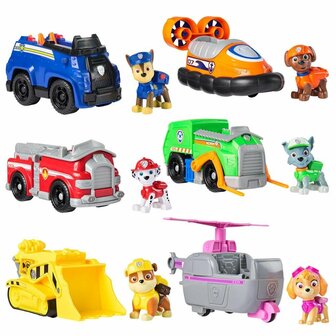 Paw Patrol Pup met Voertuig Assorti