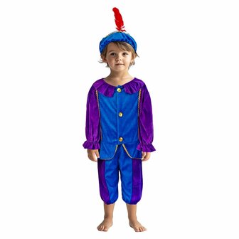 Pietenpak 98-104 Paars/Blauw
