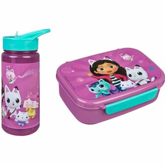 Gabby&#039;s Dollhouse Lunchset Paars/Mint