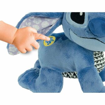 Clementoni Disney Kruipende Stitch Knuffel + Geluid