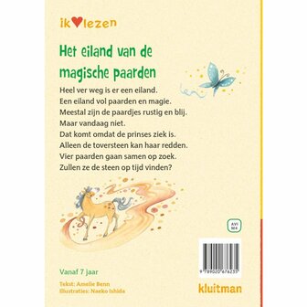 Kluitman Boek AVI M4 Het Eiland van de Magische Paarden