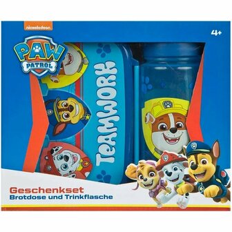 Paw Patrol Broodtrommel en Drinkfles Blauw