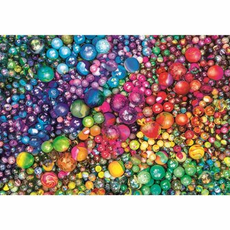 Clementoni Puzzel Color Marvelous Mables 1000 Stuks + Poster