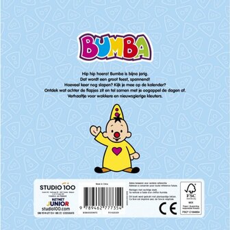 Bumba Kartonboek met Flapjes Is Jarig