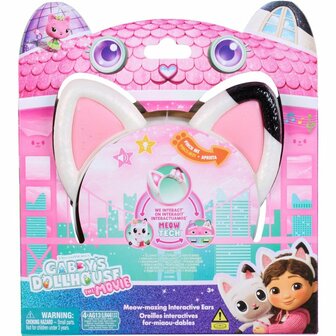 Gabby&#039;s Dollhouse The Movie Gabby&#039;s Magische Kattenoren Haarband + Licht en Geluid