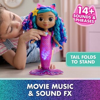 Gabby&#039;s Dollhouse The Movie Gabby Meermin Pop + Licht en Geluid
