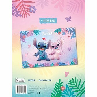 Deltas Kleurboek Stitch Viva Colorama met Poster