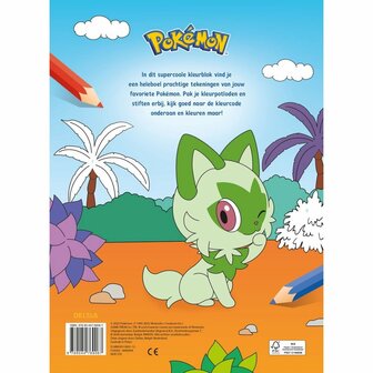 Deltas Kleurboek Pok&eacute;mon Kleuren op Nummer