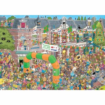 Jumbo Puzzel Jan Van Haasteren Nijmeegse 4-Daagse 100 Jaar 1000 Stukjes + Poster